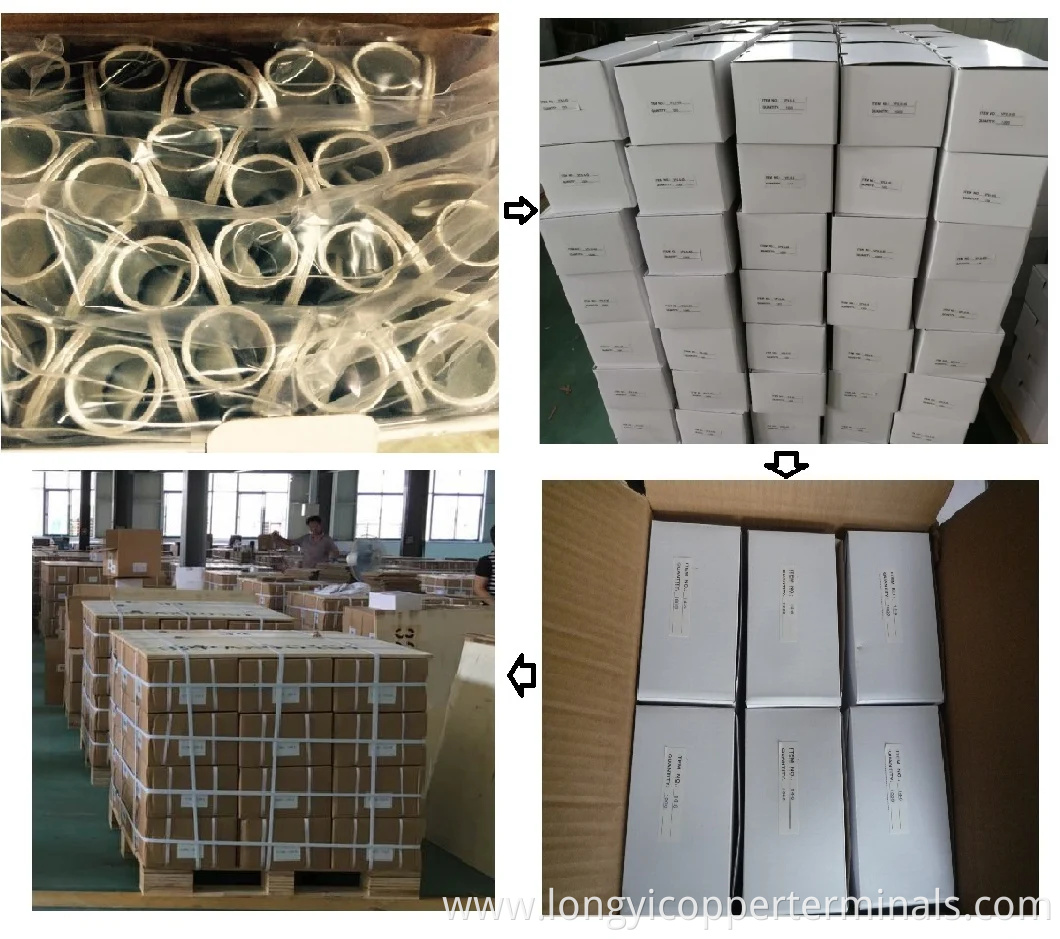 Tin Plated Non-Insulated Copper Cable Lugs